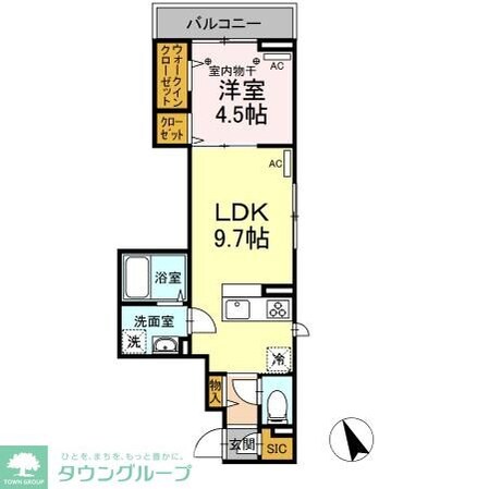 Dレジデンス大和田の物件間取画像